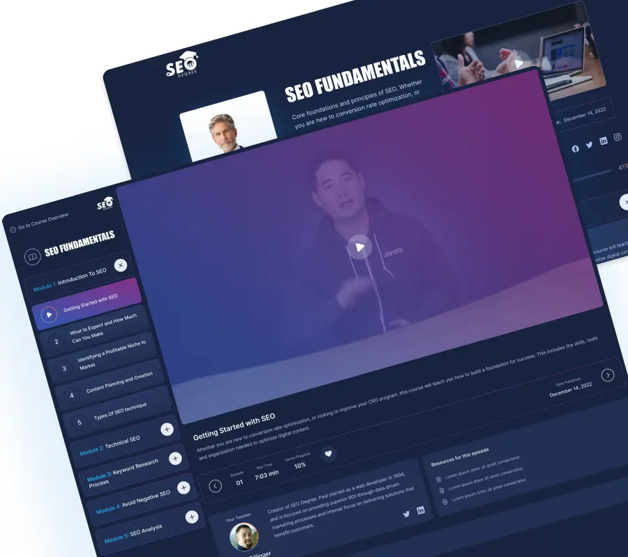 Designing a High-Performance Learning Platform